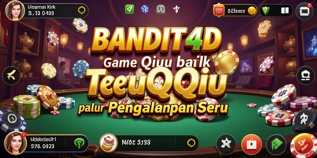 Tampilan gameplay QiuQiu dalam BANDIT4D yang seru.