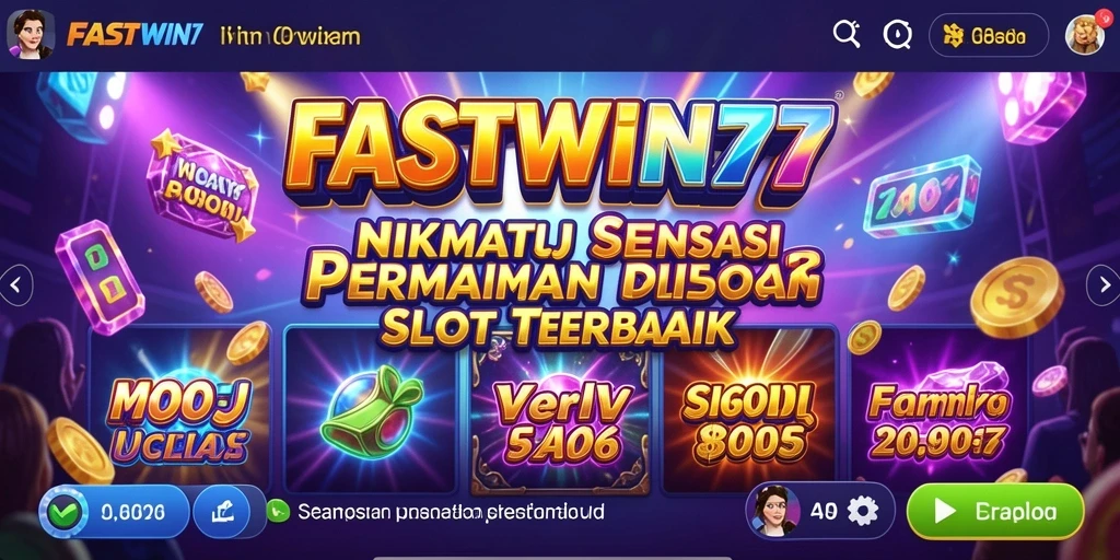 Tampilan Gameplay Slot yang Mengasyikkan di FASTWIN77.