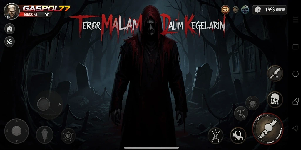 GASPOL77 menunjukkan gameplay mencekam dengan suasana yang sangat menyeramkan.