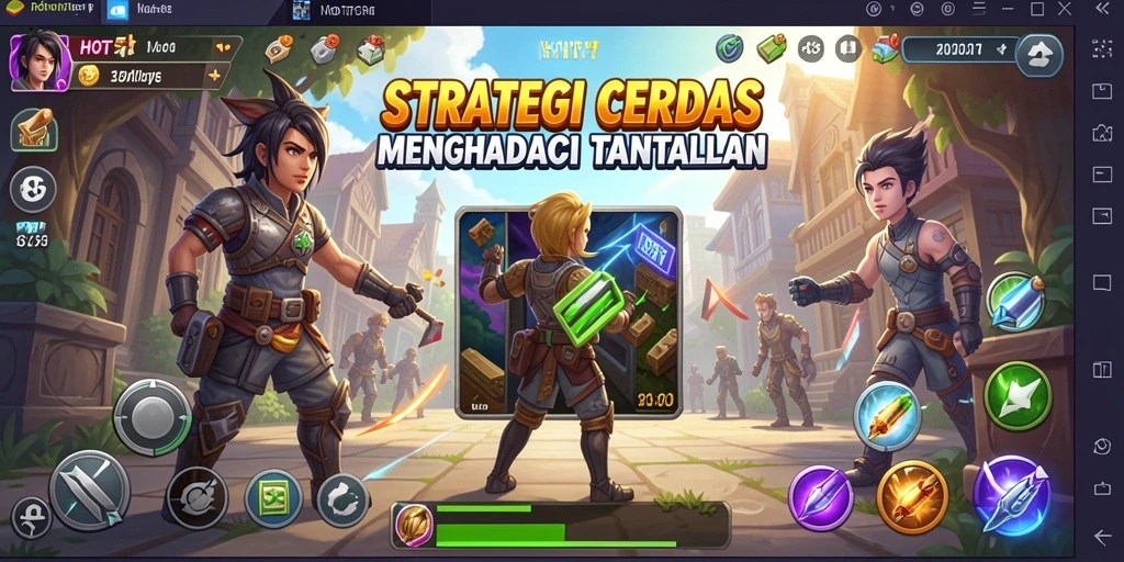Tampilan permainan HOT51 yang strategis dan menantang.