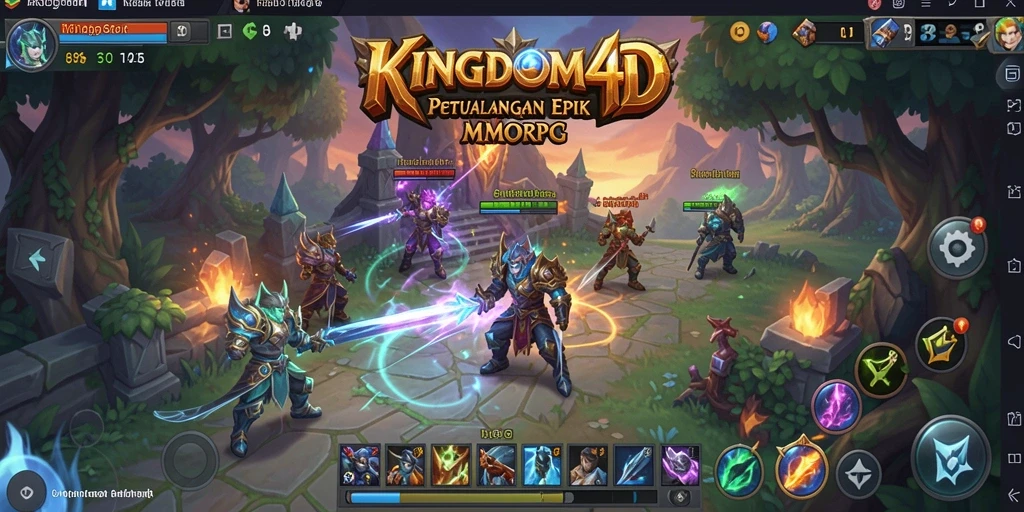 Tampilan gameplay KINGDOM4D yang menakjubkan dan penuh petualangan.
