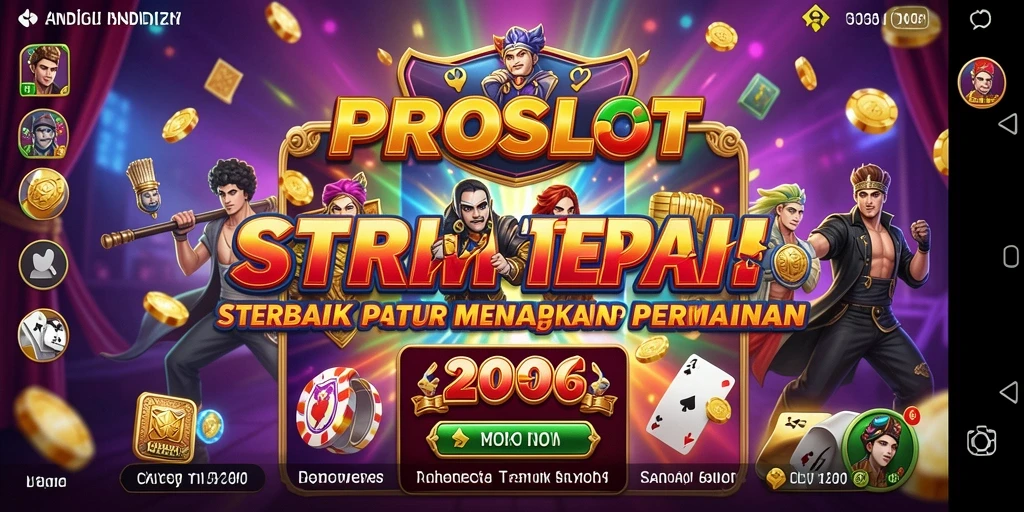 Gameplay PROSLOT menampilkan aksi strategi yang intens dan menantang.